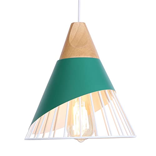 Lustre en forme de badminton HNVBDOPAE avec cordon réglable orange et bleu