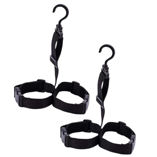 Zerodeko Fishing Wader Boot Hanger, 2 Sets Adjustable Drying Strap