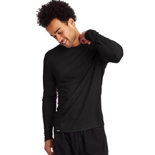 Camiseta UV Protection Masculina UV50+ Tecido Ice Dry Fit Secagem Rápida M Preto