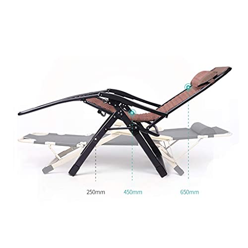 Chaise longue pliante contre le mal de dos, grand confort 67 cm - 5