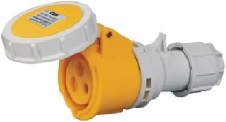 Conector hembra IEC60309 robusto de 3 pines y 110V fabricado para una alta durabilidad industrial