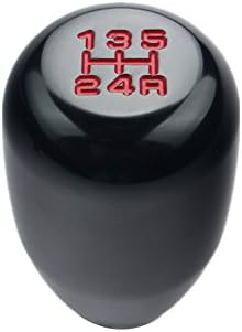 Dewhel Universal JDM Honda Acura 5 Speed Manual Shift Knob M10x1.5 Screw On Color Black