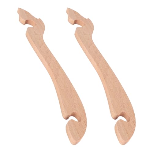 2pcs Oven Rack Puller for Prevent Scalding Wooden Oven Rack Push Pull Tool with Long Handle Safe Heat-Resistant Kitchen Gadget for Ovens Air Fryer Toaster