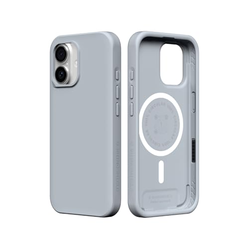 Coque iPhone 17 MagSafe antichoc SolidX RhinoShield Gris Argent