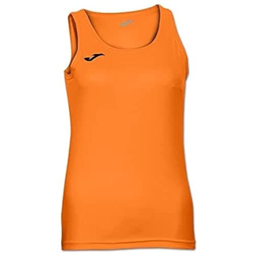JOMA SPORT Diana Sleeveless Camiseta, Mujer, Naranja Fluor, XL