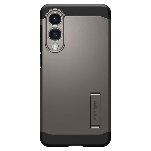 Image of Spigen for Galaxy S25 Edge Case, Tough Armor MagFit [Kickstand] [Compatible with MagSafe] [Military-Grade Protection] - Gunmetal
