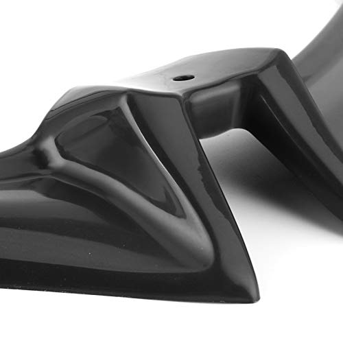 Frontverkleidungs-Winglet, langlebiges ABS-Material, aerodynamisches Winglet für Yamaha R15 V3 2017-2020 für Zuhause(Schwarz)