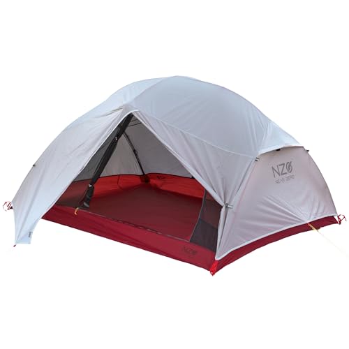 Near Zero Dynalite 3-Person Backpacking Tent – Lightweight, Compact & Weatherproof Shelter with 2 Doors, Vestibules, Mesh Storage, Easy Setup & Carry Bag – Ideal for Hiking, Camping & 3-Season Use