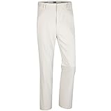 adidas Golf Men's Climalite 3-Stripes Pants, Ecru, 34 x 30