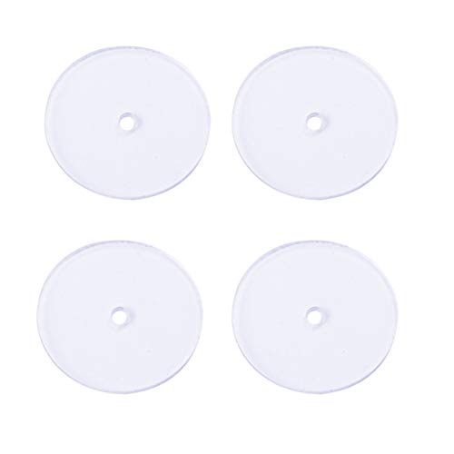 80 Piezas Pendientes de Seguridad para Pendientes Almohadillas Traseras de Seguridad para Oídos Transparentes Topes de Repuesto para Tapones de Pendientes