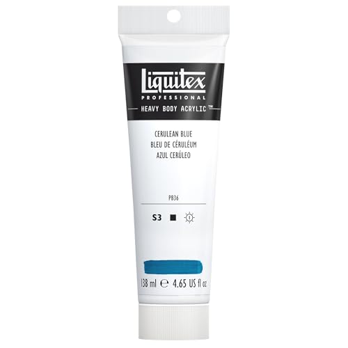 Image of Liquitex Professional Heavy Body Acrylic Paint 4.65-oz tube, Cerulean Blue