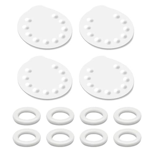 Image of Maymom 8 O-Rings 4 Breast Pump Membranes for Medela Harmony Manual Breast Pump, Maymom Pump Parts for Medela Hand Pump Harmony and Medela Membrane Replacement