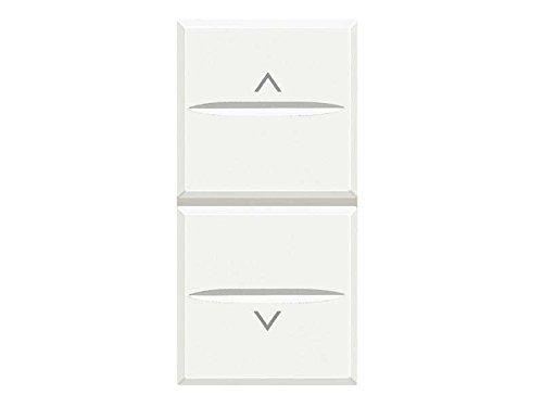 BTICINO N4036 - LIVING LIGHT Pulsante doppio 10A - Punto Luce