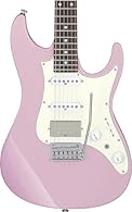 Solidbody Electric Guitar with Alder Body Gotoh Tremolo - Pastel Pink 2 single coil pickups Rosewood fingerboard 1 x Humbucking Pickup