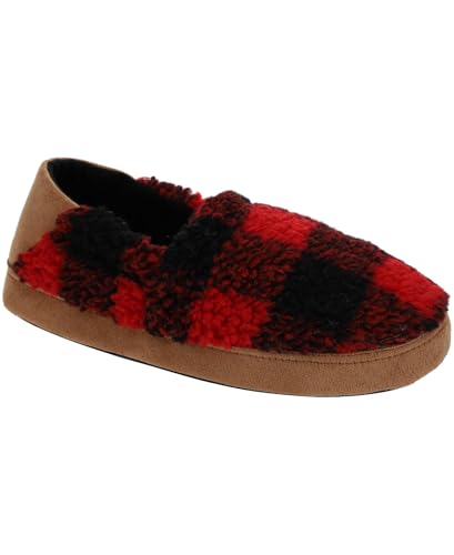 IZOD Ladies Yara Sherpa A-Line Slippers, Size Small to X-Large, Red3