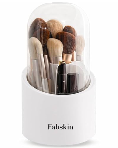 FABSKIN Makeup Organizer Stand | 360° Rotating Makeup Brush Holde...