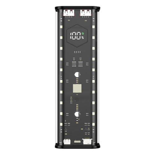 Étui pour 4 batteries 21700 évitant les pannes grâce à l'écran LCD