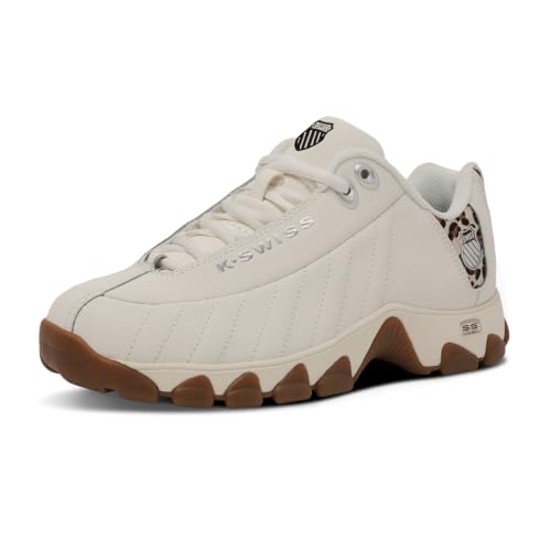 Image of K-Swiss Women's ST329 CMF Sneaker, Wide Tennis Walking Leather Shoes