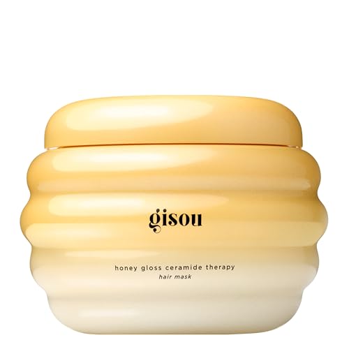 Gisou Honey Gloss Ceramide Therapy Hair Mask – Deep Repair & Hydration with Mirsalehi Honey, Ceramides & Hyaluronic Acid, 7.8 fl oz