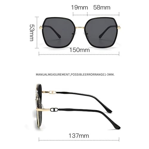 Image of Dervin UV Protected Oversized Sunglasses for Women