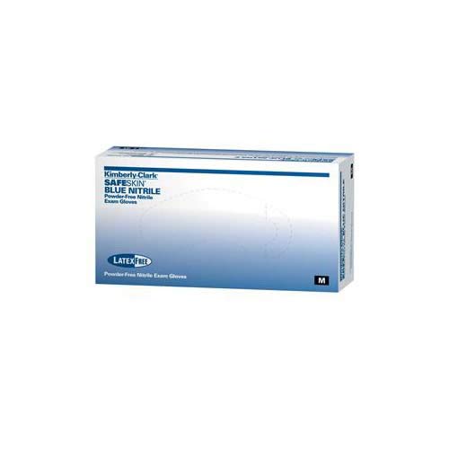 Kimberly Clark Safety 53104 Nitrile Safeskin Gloves, 9.5" Length, X-Large, Blue (Pack of 1000)