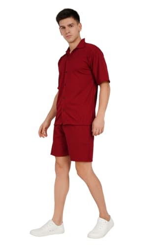 Men’s Summer Co‑ord Set Review – 50% OFF Stylish Half‑Sleeve Shirt & Shorts for Travel, Lounge & Beachwear