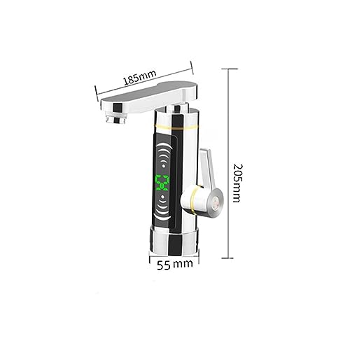 Grifo de calentamiento rápido instantáneo 3000W con pantalla digital para fregadero sin tanque 7