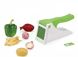 OMORTEX French Fry Potato Chipser, Quick Fruits and Vegetable Cutter (Pack of 1, Multicolor)
