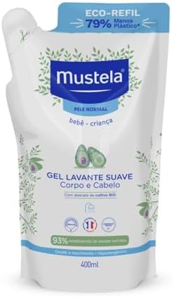 Mustela Refil Gel Lavante Suave 400ml - Sabonete Líquido Corpo e ...