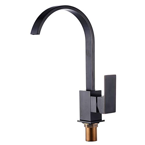 Robinet de cuisine rétro rotatif à levier unique eau chaude froide