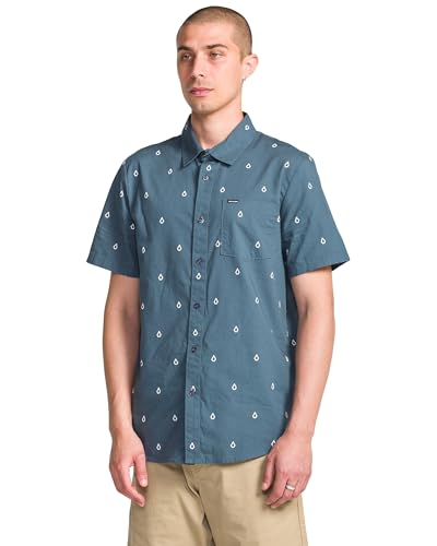 Volcom Men's Patterson Short Sleeve Button Down Woven Shirt2