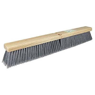 Weiler 42355 24 Green Works Sweep, Fine Grey Fill with Rubberwood Block