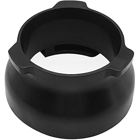 Coffee Dosing Funnel 54mm Espresso Coffee Accessrioes with Grinder Trigger for Sage Breville Portafilters Espresso Hand Free (Black) Cover
