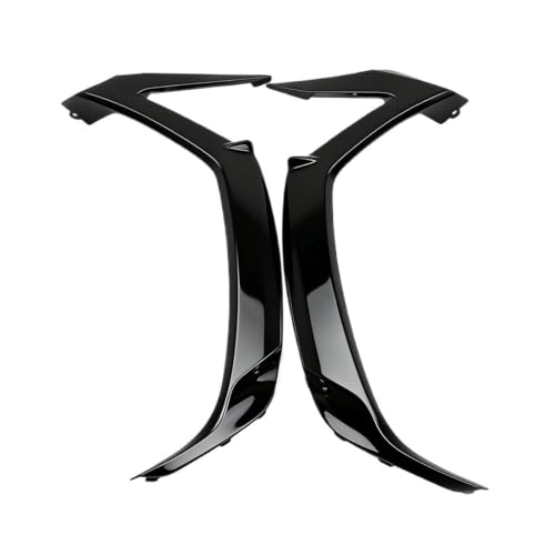 Couvercle de radiateur pour Kawasaki ZX-10R deflecteur lateral moto noir brillant