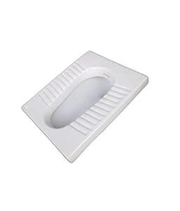 Indian Toilet/Commode/Orissa Pan 20 Inch - White (1) : Amazon.in: Home ...