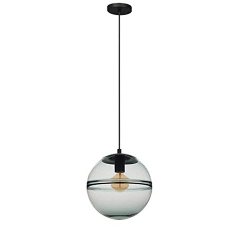 Suspension E27 en verre pour éclairage de bar et salon scandinave