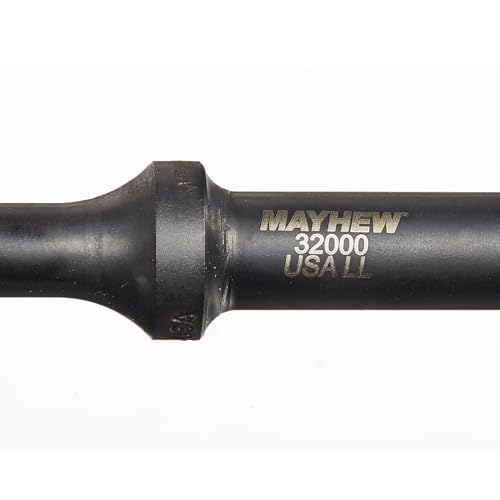 Image of Mayhew Tools 32000 Pneumatic Taper Punch, 1 /4 inch x 6 inch, Black Oxide Finish