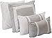 Chic Home White Bed in a Bag Comforter Set, Queen Size (8 Piece), Vermont - Pinch Pleat Microfiber Bedding - Comforter, Shams, Bed Skirt, Cushions and Breakfast Pillow