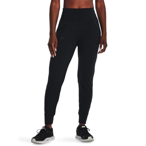 Under Armour Womens Motion Joggers, (001) Black / / Jet Gray, Medium