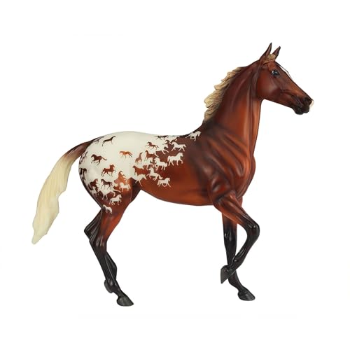 Breyer Horses Traditional Series – 75th Anniversary Sport Horse “Lonesome Glory” | Hand-Painted Thoroughbred Model with Flaxen Red Chestnut Blanket Appaloosa Coat | 1:9 Scale Collector Figurine