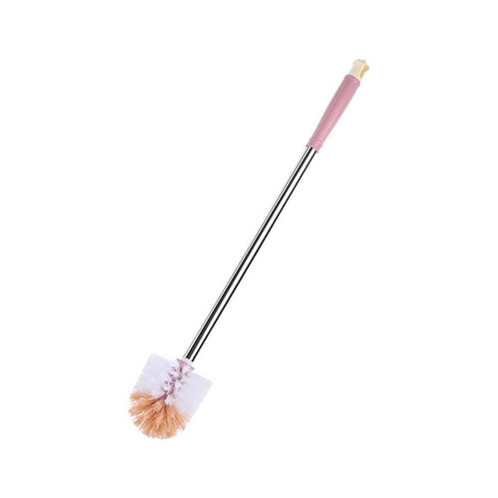 Toilet Brush Bathroom Toilet Brush Household Cleaning Tool(Pink)