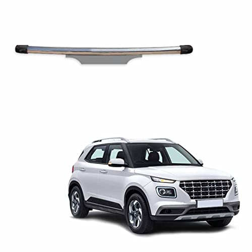 Image of Stainless Steel High Gloss Safety Rear Bumper Protector Sutaible for Hyundai Venue