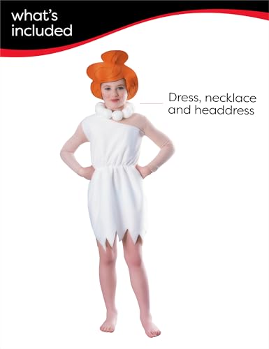 Disfraz Wilma Flintstone para niña talla Large miniatura 3