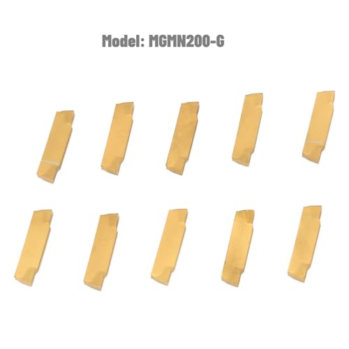 Lathe Parting Tool, Lathe Turning Tool Holder Carbide Turning Tools Inserts MGEHR1616‑2 100mm CNC Lathe Cut off Tool Parting Tool Cut off Holder with 10PCS MGMN200 G Inserts and Wrench 6 Lathe Parting Tool, Lathe Turning Tool Holder Carbide Turning Tools Inserts MGEHR1616‑2 100mm CNC Lathe Cut off Tool Parting Tool Cut off Holder with 10PCS MGMN200 G Inserts and Wrench - Image 6