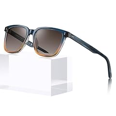 6. Dark Blue-orange Frame Gradient Grey Lenses