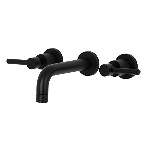 Kingston Brass KS8120DL Concord Bathroom Faucet, 11.31 x 7.63 x 3.06, Matte Black