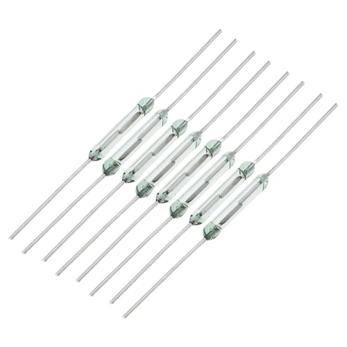 Interruptor SPST magnético reed MKA-14103 de 2x14mm y 10-15AT para circuitos impresos