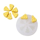ミルティクラフト シリコンモールド チーズ ミニチュア 小さい アクセサリー レジン 石膏 手芸 型