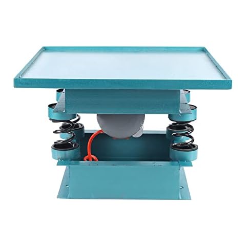 Concrete Vibrating Tables 220V 750W Electric Concrete Flat Plate Vibrator Shaking Table Vibration 2860 Times/Min for Tumbler Air Bubble Removal Cover