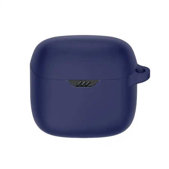 Image of ColorCase Front & Back Full Protection Silicon Case Cover for JBL for Tune Flex - (Blue) (Earbuds Not Included)